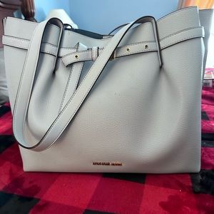 Large light blue Michael Kors tote bag.  Used a few times.  Like new